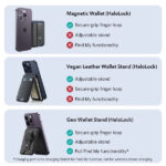 Magnetic Wallet (HaloLock) - Caramel Brown - Image 7