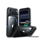 ESR Classic Hybrid Magnetic Case (Camera Control, Stash Stand) - Clear Black