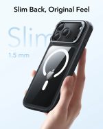 ESR Classic Hybrid Magnetic Case (Camera Control, Stash Stand) - Clear Black - Image 3