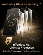 ESR UltraFit Armorite®️ Pro Screen Protector – Glass by Corning™ - Image 2