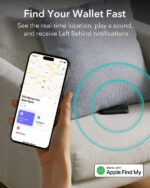 Geo Wallet Stand (HaloLock) with Built-in Find My - Midnight Black - Image 5
