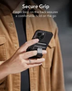 Geo Wallet Stand (HaloLock) with Built-in Find My - Midnight Black - Image 2