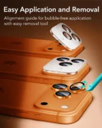 ESR Armorite®️ Camera Lens Protector - Orange - Image 8