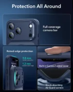 ESR - Classic Hybrid Magnetic Case (Camera Control) - Frosted Blue - Image 6