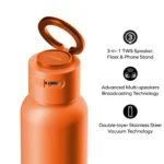 1-Vibe Bottle Magnetic Wireless Speaker Flask - Momax - Image 4