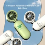 1° Go Clamp Compact Foldable Umbrella-Clip Mini Fan - Image 5