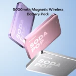 1-Power Pass 5000mAh Magnetic Wireless Charging Battery Pack - Image 4