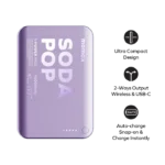 1-Power Pass 10000mAh Magnetic Wireless Battery Pack - Image 13