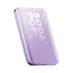 1-Power Pass 5000mAh Magnetic Wireless Charging Battery Pack - Image 2