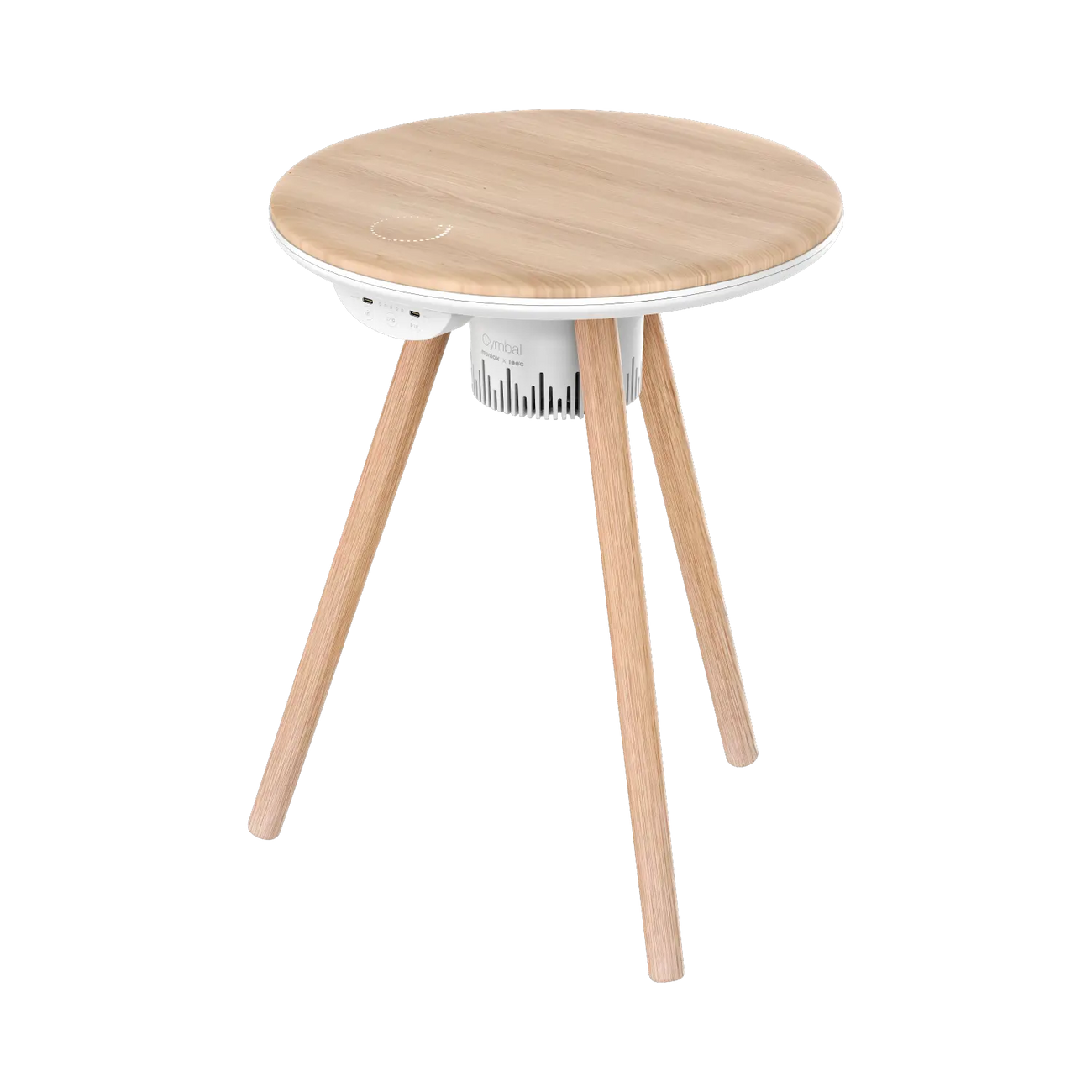 QC7_W_01_1500_bd02c3ab-2646-4a66-a5dd-719a56404873.webp Cymbal Multifunctional Foldable Smart Table With Wireless Charging, Speakers, USB-C Ports, and LED Lighting Effects - Momax - Image 1