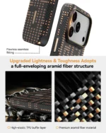 Raptic Aramid Skin MagSafe Phone Case for iPhone 18 Pro Max – Rise - Image 5